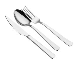 Hermia Cubertería de 24 Piezas Acero Inoxidable Juego de Cubiertos Completo para Mesa y Postre Elegante y Duradero para 6 Personas
